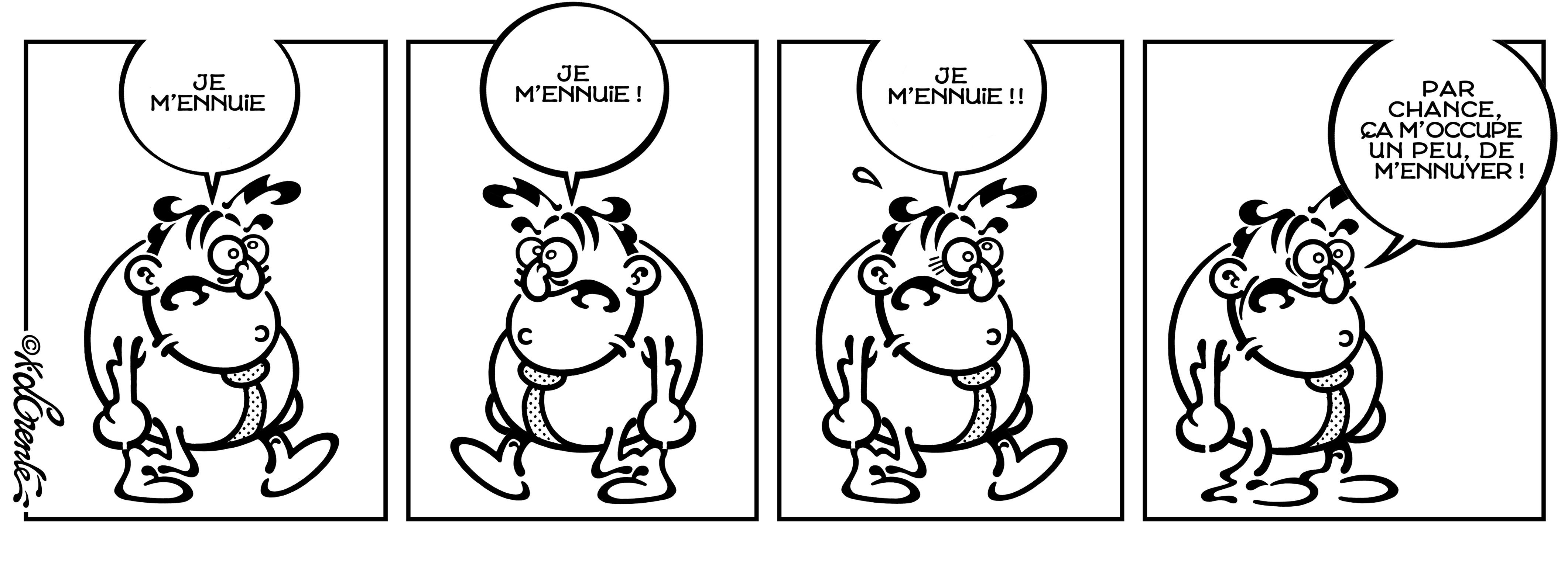 Michel Larticho-Lepoux s'ennuie