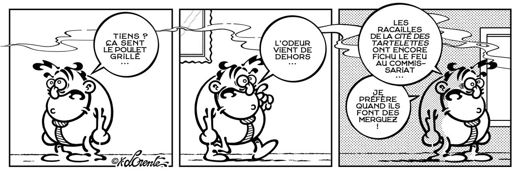 Michel Larticho-Lepoux et Xavier Lorente-Darracq parlent des poulets en bande dessinée.