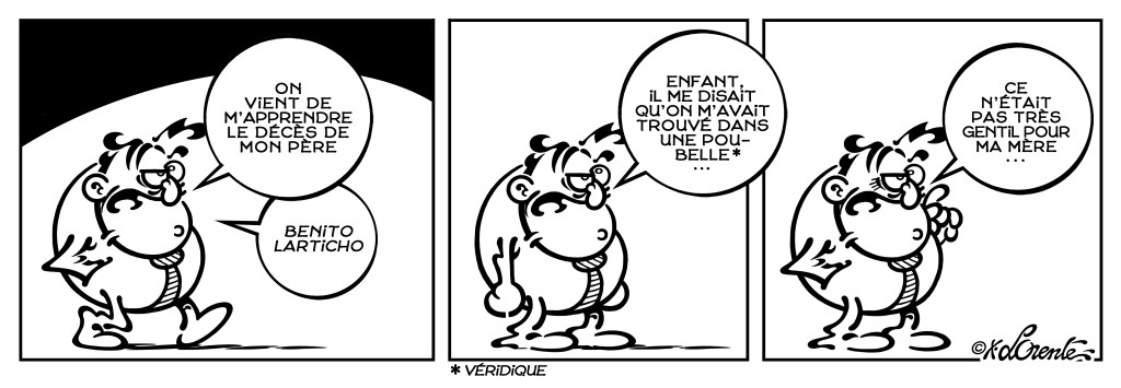 Michel Larticho-Lepoux a appris la mort de son père.
