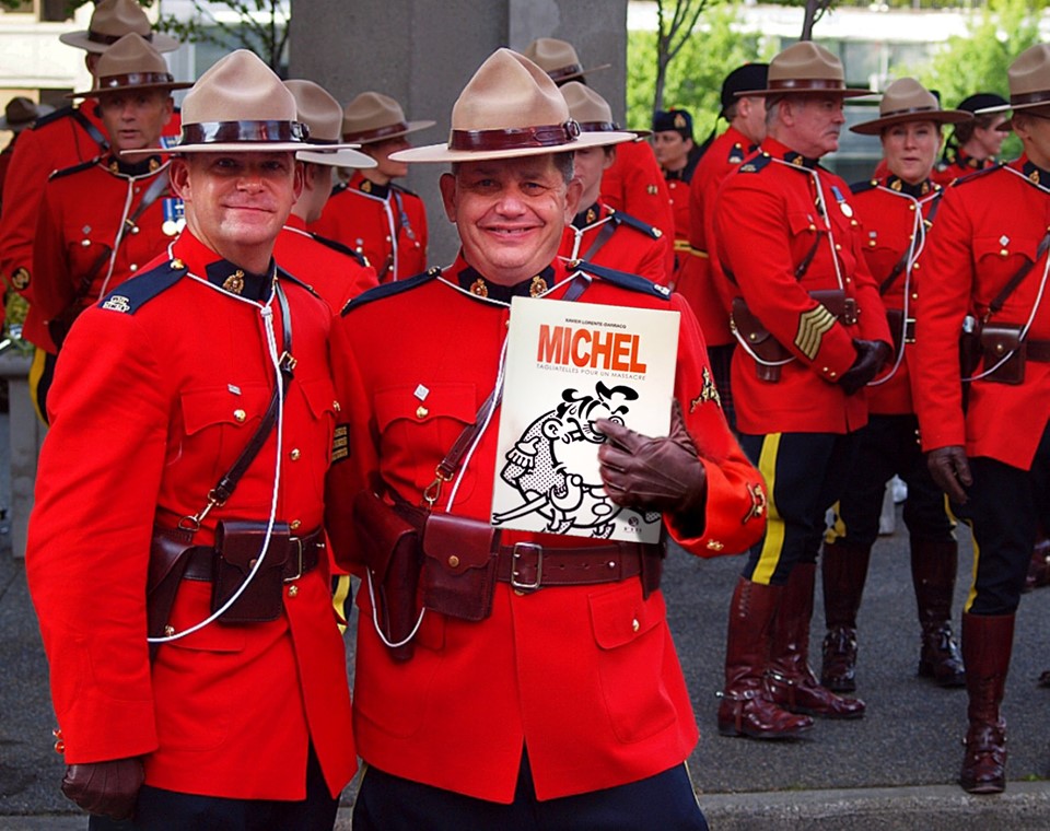 Michel Larticho-Lepoux et la Police Montée Canadienne par Xavier Lorente-Darracq