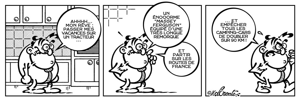 Michel Larticho-Lepoux et les camping-cars - par Xavier Lorente-Darracq