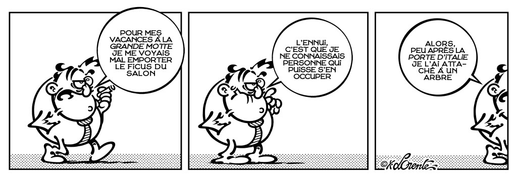 Michel Larticho-Lepoux part pour les grandes vacances - par Xavier Lorente-Darracq 