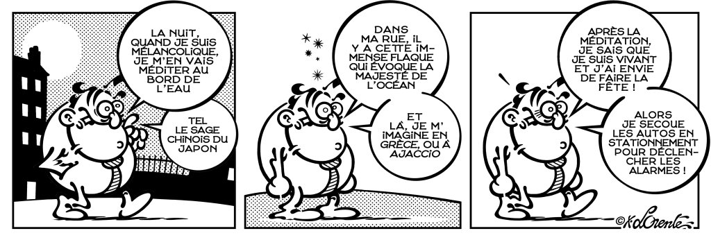 Michel Larticho-Lepoux et la méditation Zen - par Xavier Lorente-Darracq