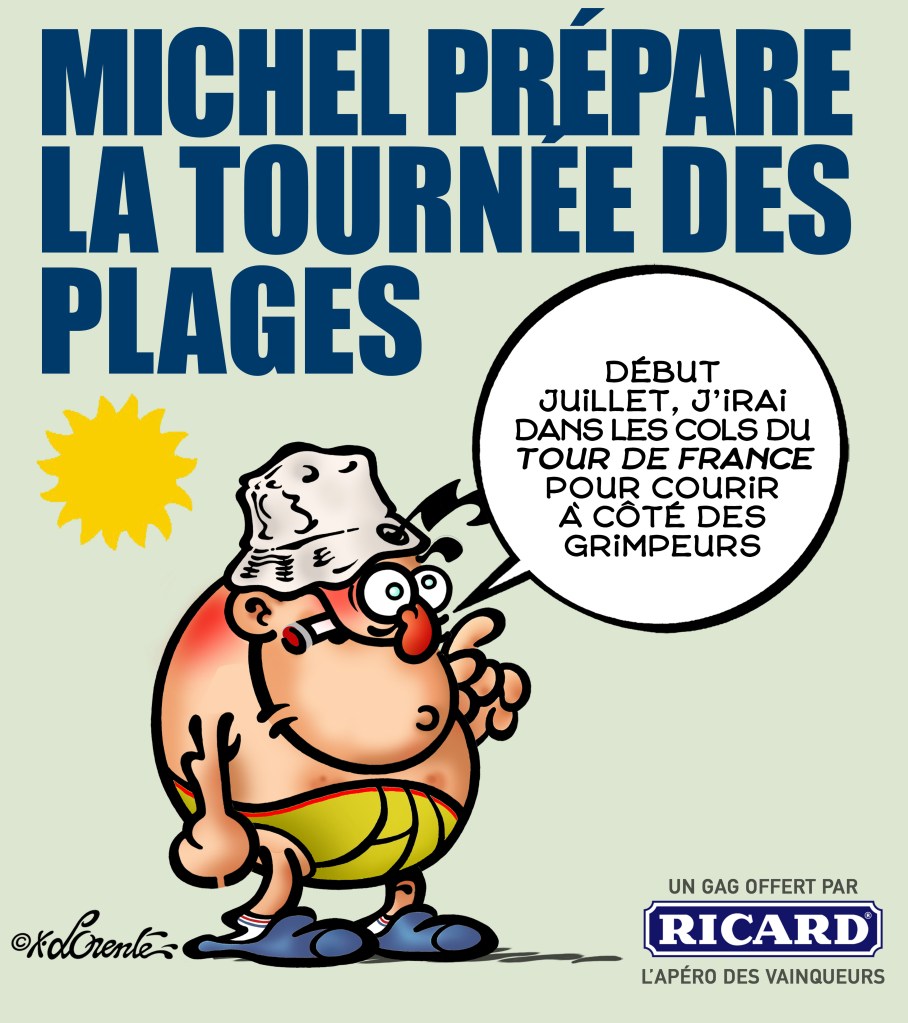 Michel Larticho-Lepoux et le Tour de France - par Xavier Lorente-Darracq