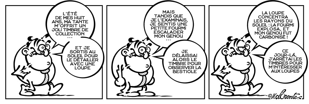 Michel et les collectionneurs de timpres - par Xavier Lorente-Darracq