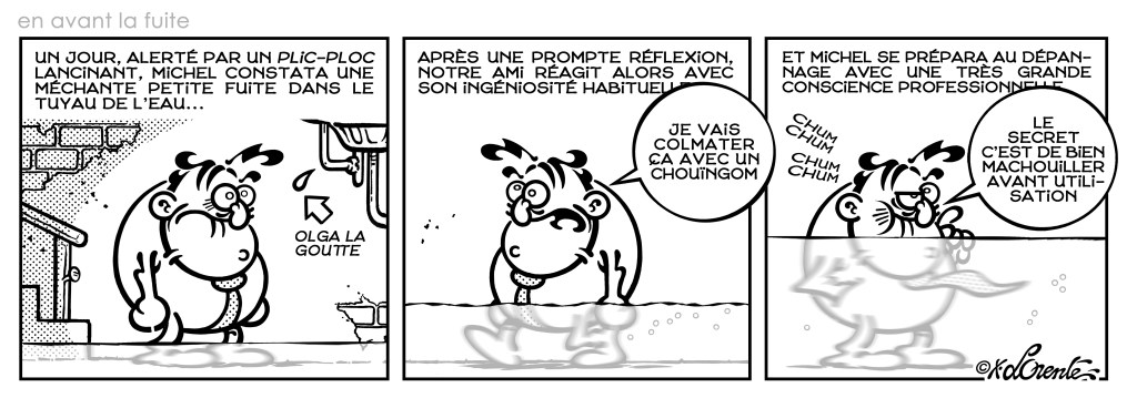 Michel Larticho-Lepoux et le dégât des eaux